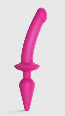Strap-on-me 2-IN-1 DILDO & BUTT Pink Large