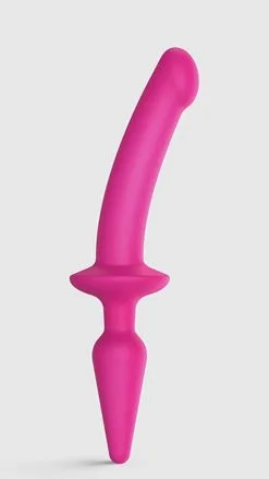 Strap-on-me 2-IN-1 DILDO & BUTT Pink Small