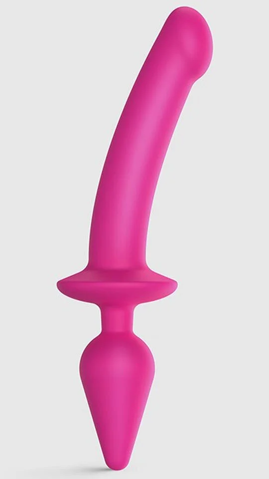 Strap-on-me 2-IN-1 DILDO & BUTT Pink XXL