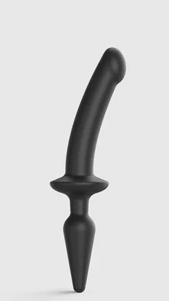 Strap-on-me 2-IN-1 DILDO & BUTT Schwarz Small