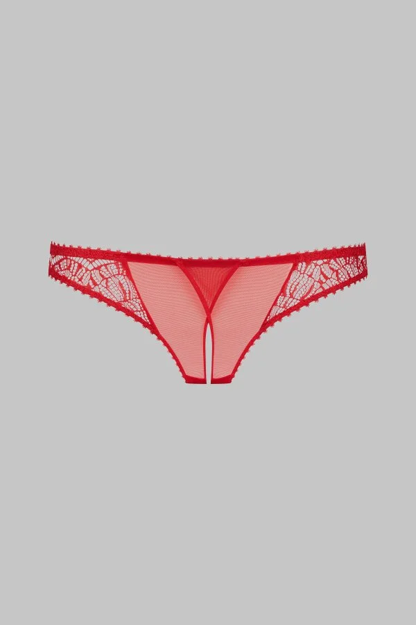 Maison Close Accroche Coeur String Rot – Bild 5