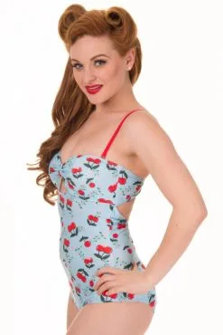 Banned Bandeau Design Swimsuit