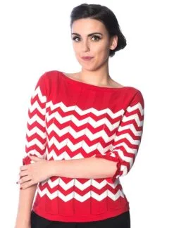 Banned Vanilla Top Red