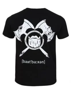 BarTbaren Big Back T-Shirt Schwarz