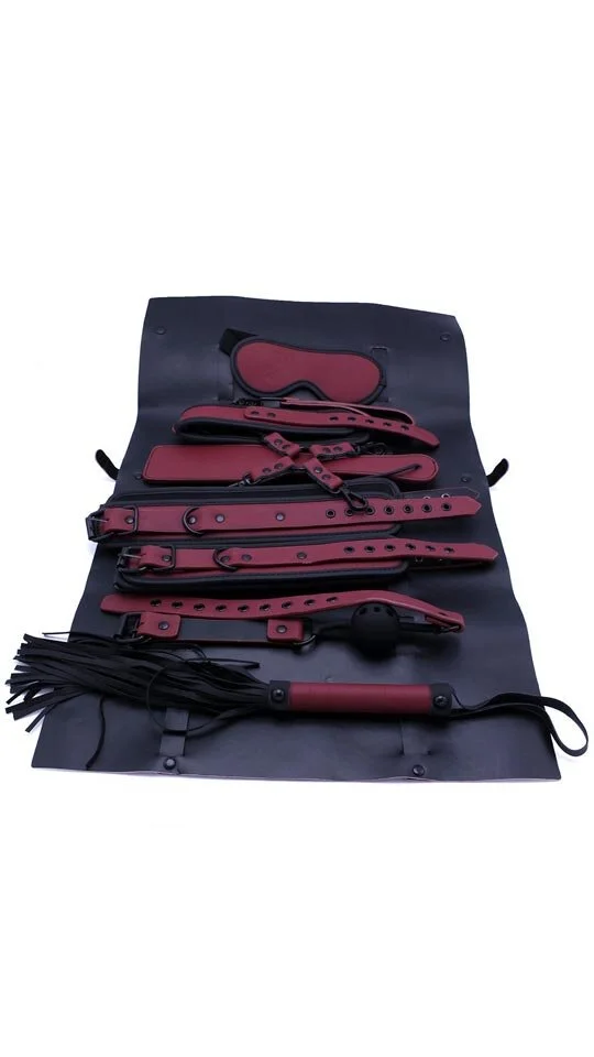 BDSM Komplett-Set Bordeaux – Bild 2