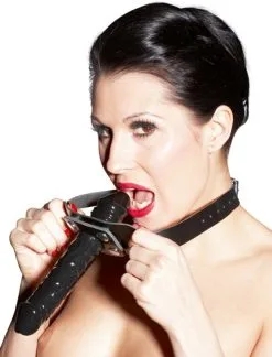 BDSM Leder-Mundknebel