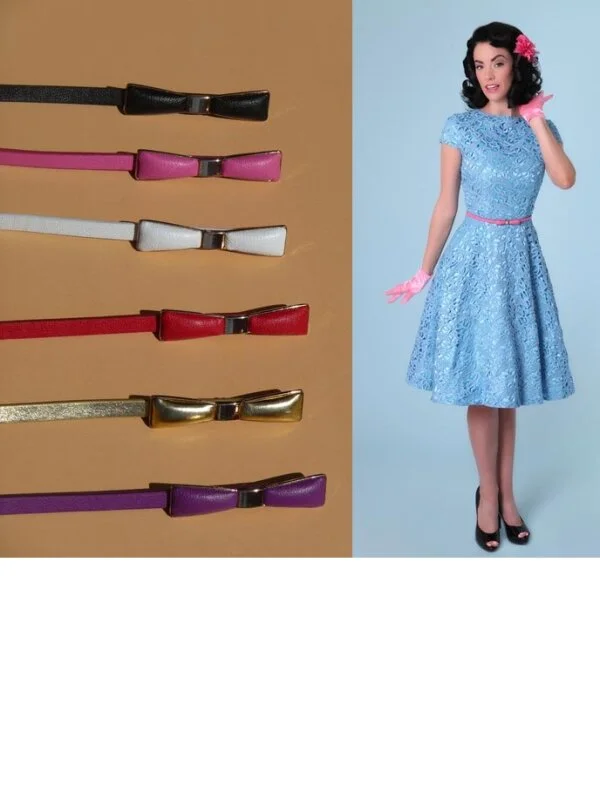 Belt Metal Bow Versch. Farben