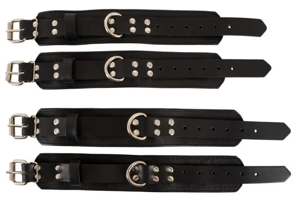 Bettfessel-Set Aus Leder – Bild 6