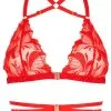 Impudique By Charlotte Catanzaro Bijou Brassière Rouge