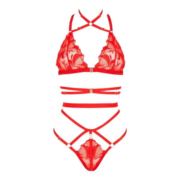 Impudique By Charlotte Catanzaro Bijou Brassière Rouge – Bild 8