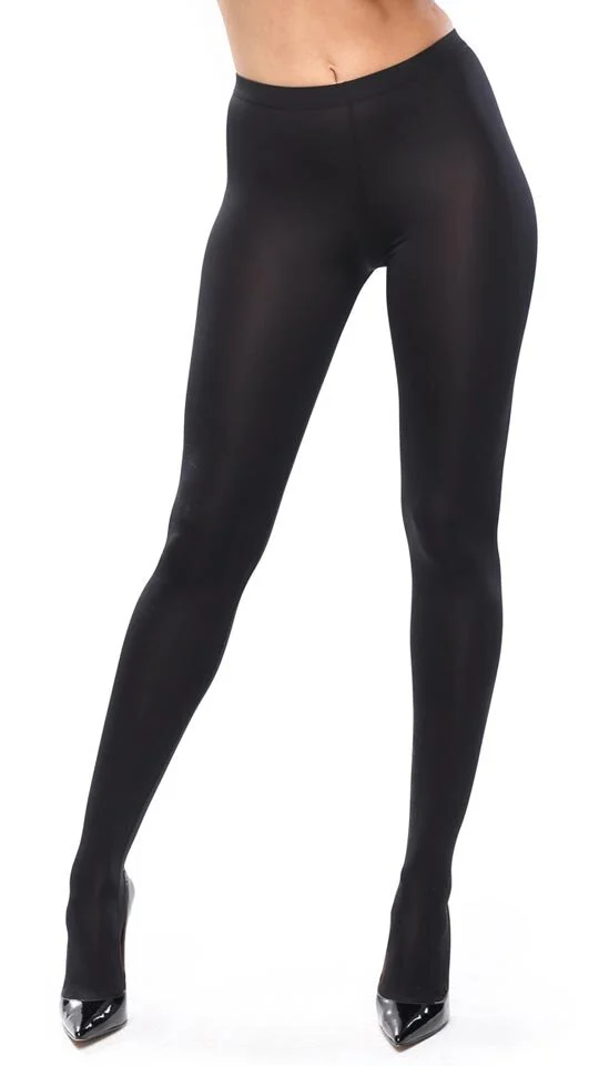 Miss O Blickdichte Strumpfhose Schwarz