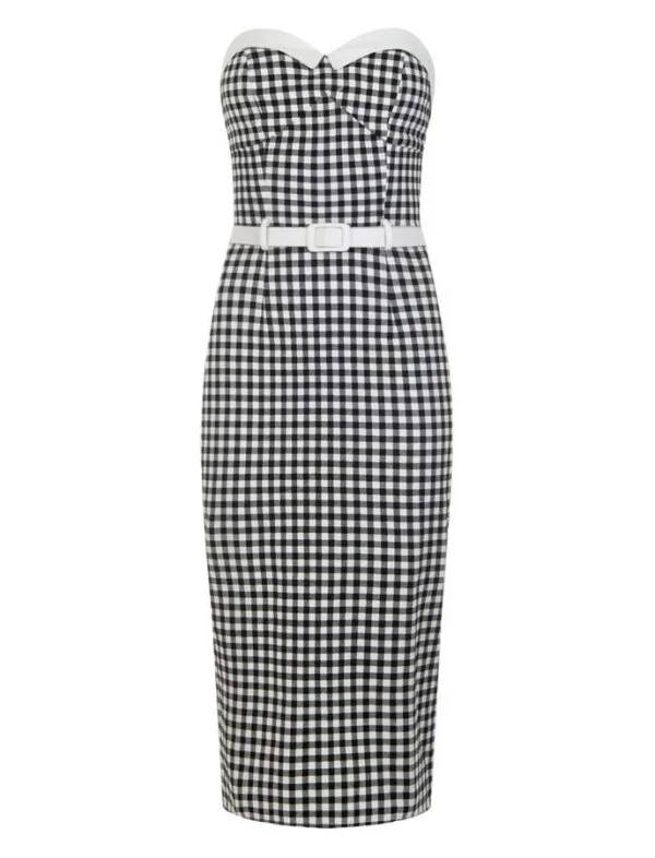 Collectif Monica Gingham Kleid – Bild 2