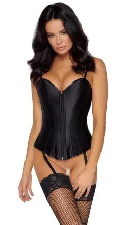 Corsage Aus Feinem Mattsatin