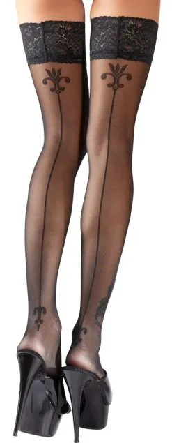 Cottelli Halterlose Nylons Mit Ziernaht
