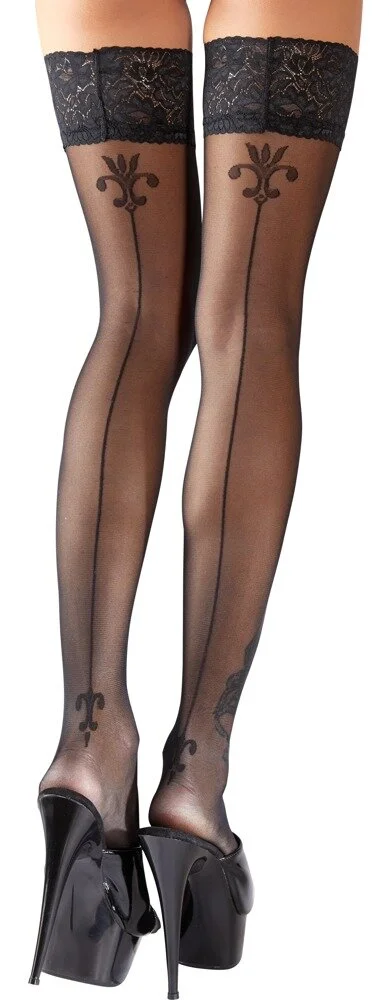 Cottelli Halterlose Nylons Mit Ziernaht