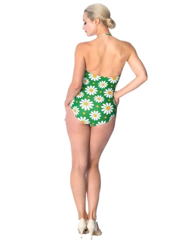 Banned Crazy Daisy Swimsuit Green – Bild 6