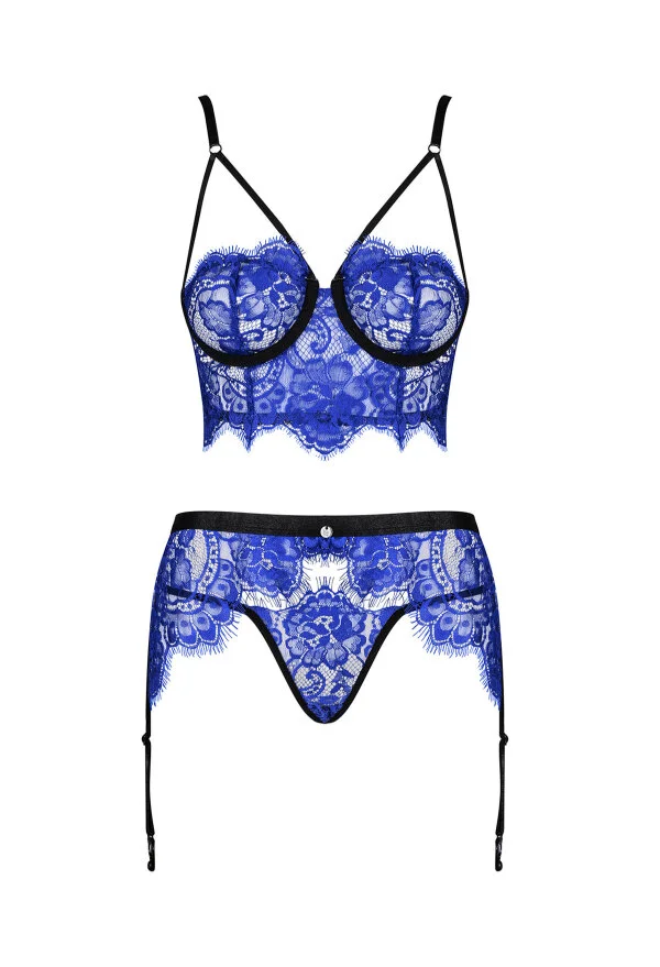 Dessous-Set Kobaltblau – Bild 3