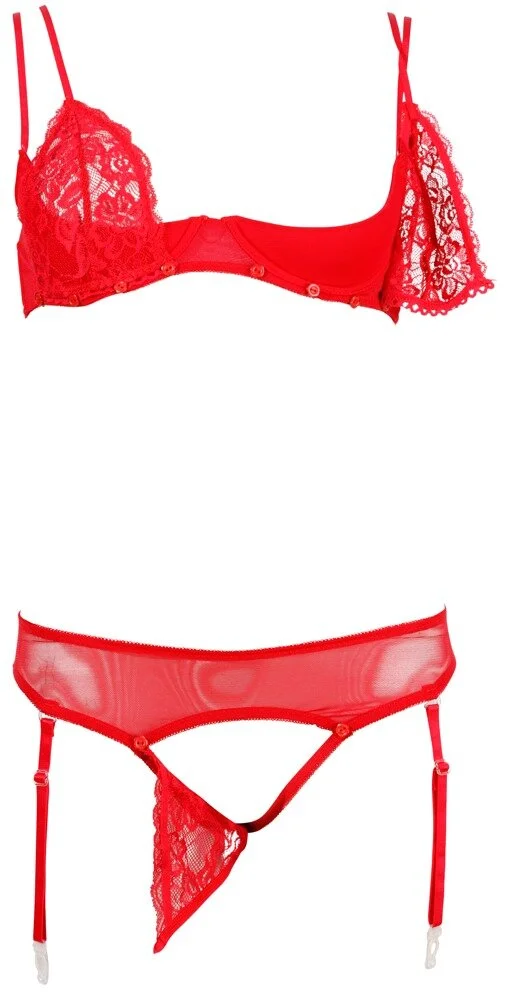 Dessous Set Mit Abknöpfbaren Cups – Bild 6
