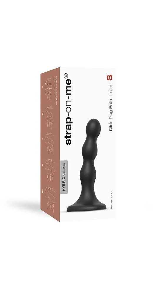 Strap-on-me Dildo Plug Balls Schwarz S – Bild 2
