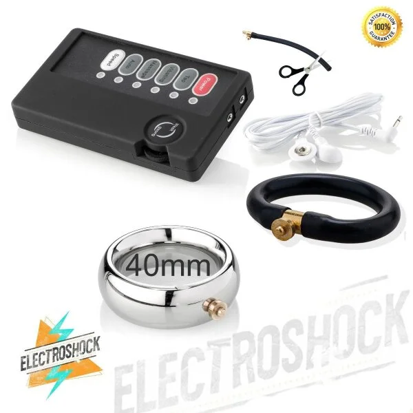 Electroshock Cockring-Set 40 Mm