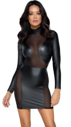 Enges Kurzes Langarm-Kleid