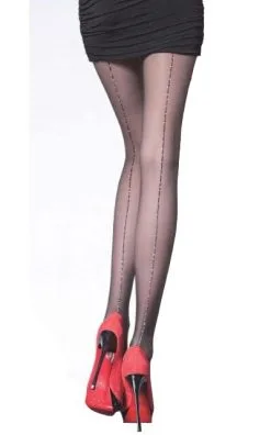 Fiore Gina 20 Strumpfhose Mit Lurexnaht