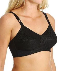 Rago Shapewear ® Floraler Spitzen-BH Schwarz