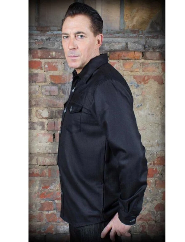 Gentleman's First Choice Collection Hemd Schwarz – Bild 3