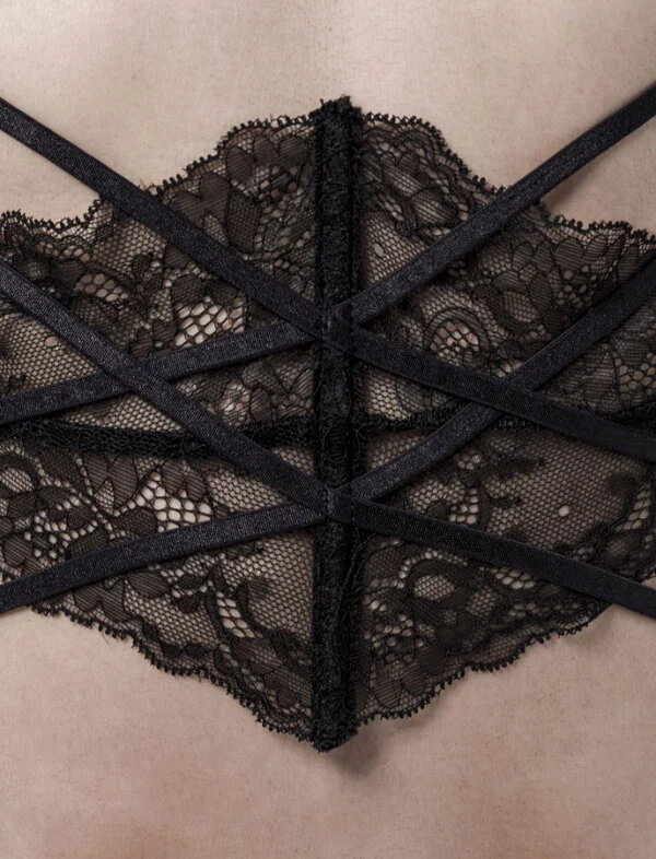 Grey Velvet Lingerie-Set – Bild 4