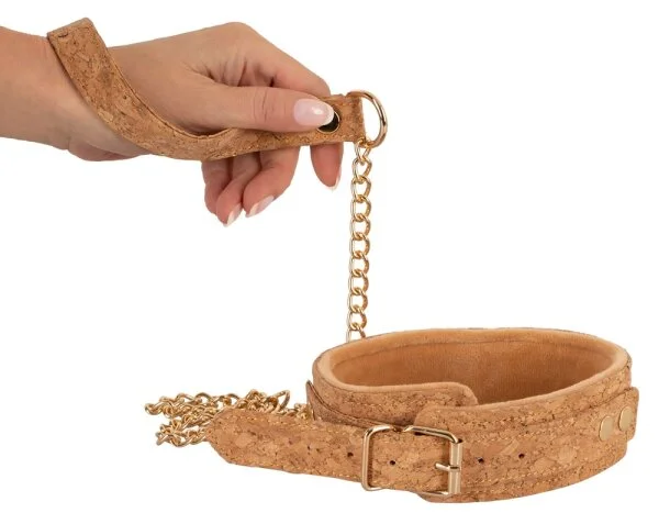 Vegan Fetish Halsfessel Aus Natürlichem Kork – Bild 3
