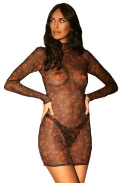 Patrice Catanzaro Harumi Mesh Kleid