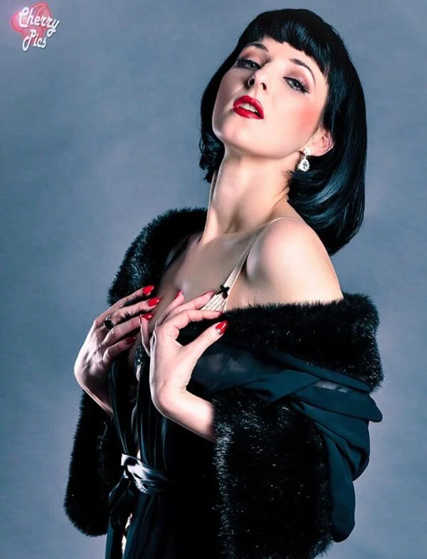 Lee Kleimann Hausmantel Mit Kunstpelz – Bild 11