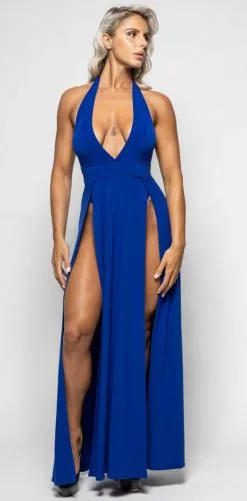 Patrice Catanzaro Isabella Kleid Blau