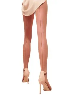 TRASPARENZE Jessy Strumpfhose Haut Mit Brauner Naht