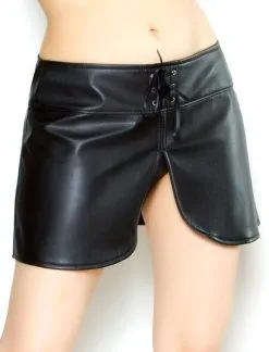 Lee Kleimann Kunstleder Minirock Gwendoline