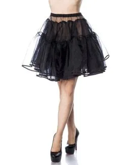 BELSIRA Kurzer Petticoat Schwarz