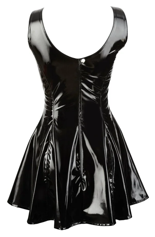 Black Level Kurzes Kleid Aus Lack – Bild 5