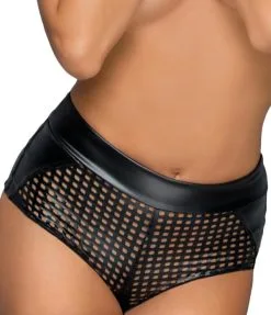 Noir Handmade Lasercut Shorts