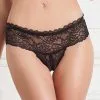 Maison Close Le Petit Secret String Ouvert Mit Spitze