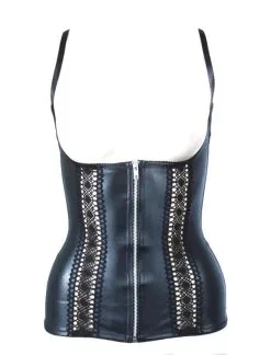 Lee Kleimann Busenfreies Top Klöppelspitze