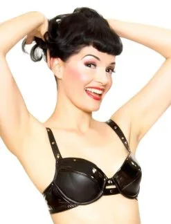 Lee Kleimann Push Up BH Kunstleder / Lack