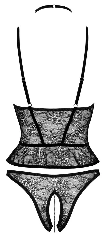 Abierta Fina Longline-Hebe & Slip Ouvert Im Set – Bild 10