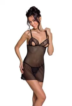 Passion Lovelia Hemdchen Schwarz