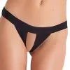 Maison Close Tapage Nocturne Open Thong Schwarz
