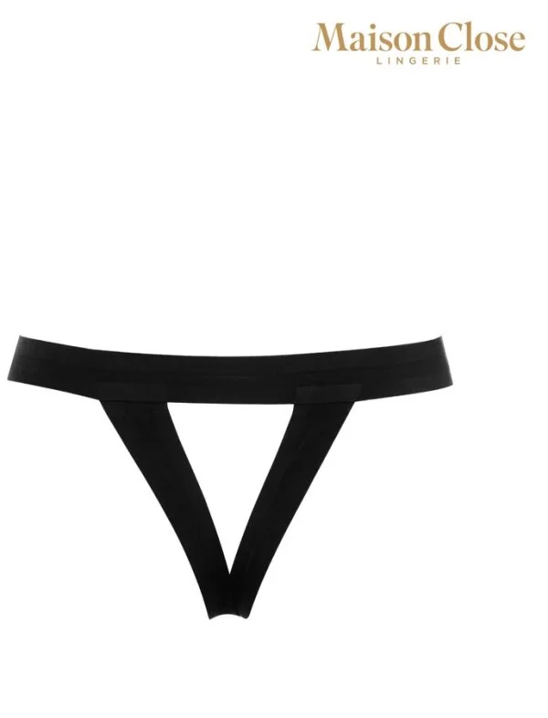 Maison Close Tapage Nocturne Open Thong Schwarz – Bild 5