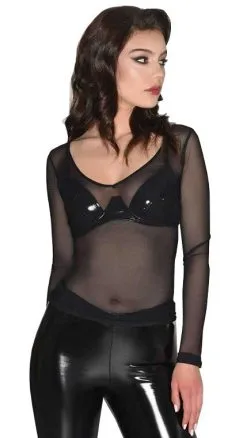 Patrice Catanzaro Mathilde Mesh-Shirt