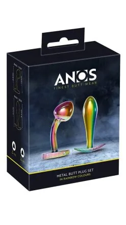 Anos Metall-Analplugs Im Set