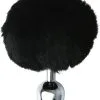 Metall Butt Plug Mit Bunny-Puschel