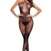 Nahtloser Neckholder Catsuit