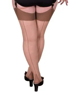 What Katie Did Nahtnylons Braun Mit Brauner Naht